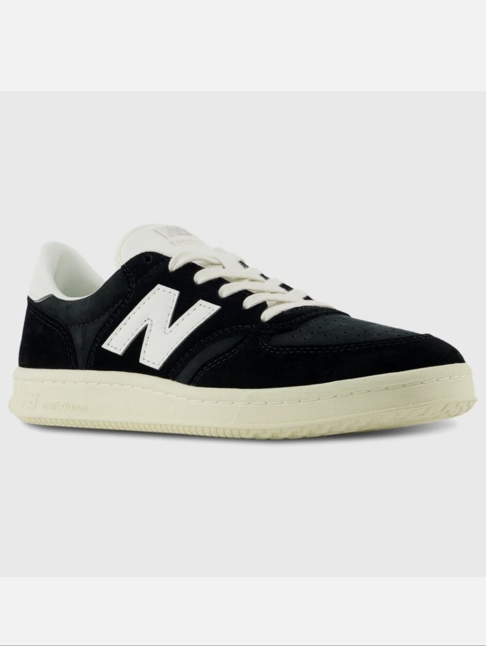 New Balance T500 Suede Shoes Mens Size 8 9 Black Sneakers CT500CK